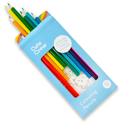 Cute Crew Colouring Pencils: Pack of 12 image number 2