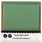 Christmas Blank Red & Green Cards: 4 x 4 Inches image number 1