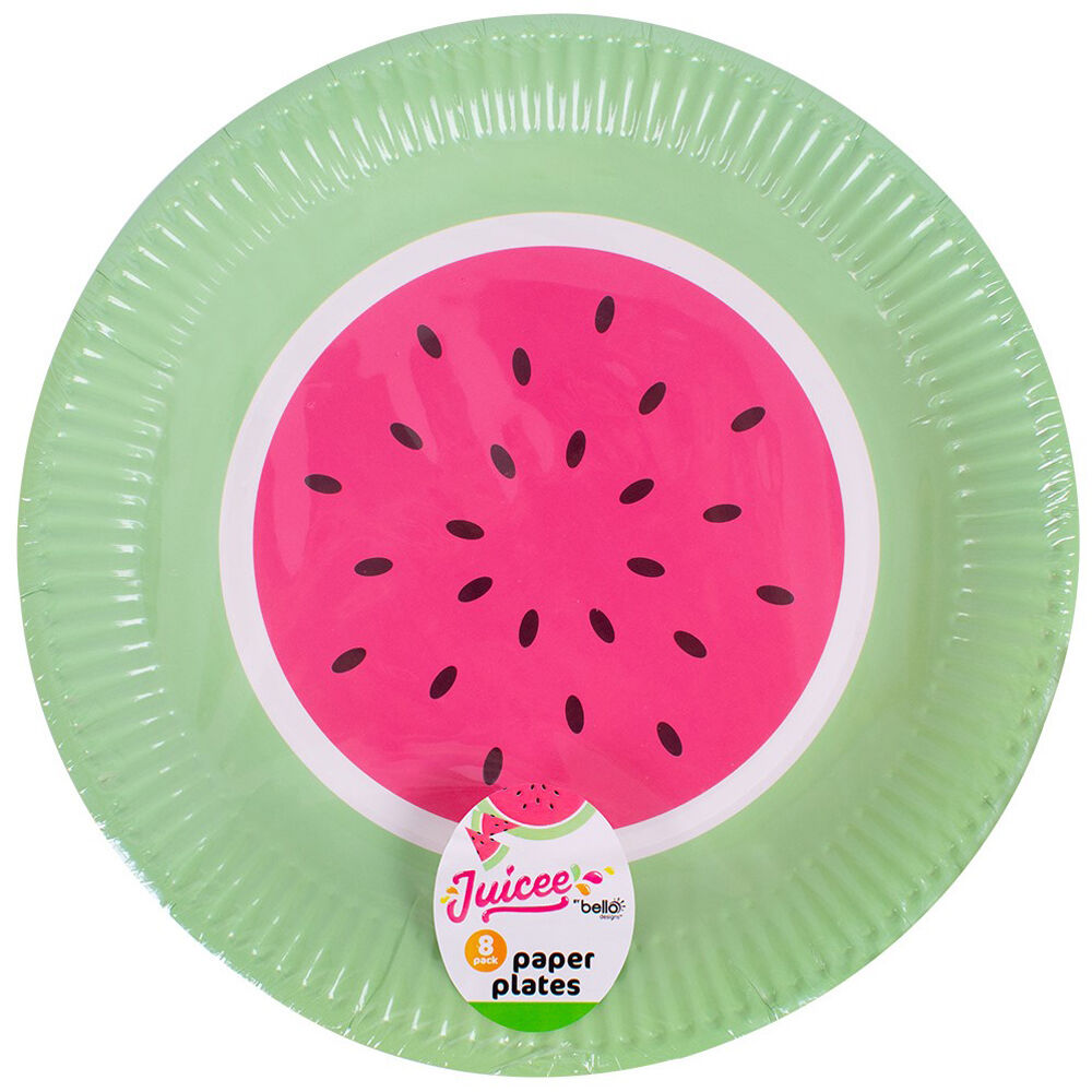 watermelon paper plates