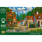 Nostalgic Village 500 Piece Jigsaw Puzzle image number 1