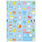 A4 Cute Crew Blue Casebound Notebook image number 1