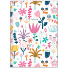 B5 Casebound Pink Floral Notebook image number 1