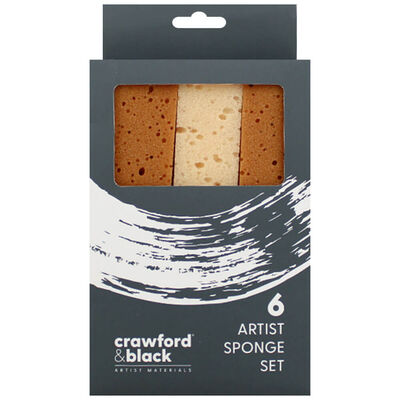 Crawford & Black Artist Sponge set: Pack of 6 image number 1