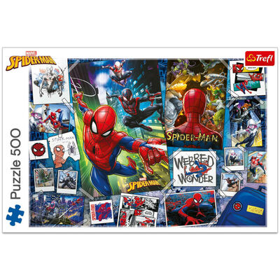 Spiderman Posters 500 Piece Jigsaw Puzzle image number 1