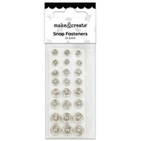 Snap Fasteners: Pack of 24