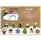 Paint Your Own Hanging Christmas Decorations Kit image number 1
