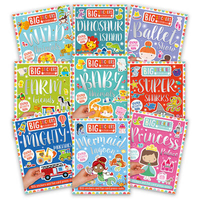 Big Stickers for Little Hands 10 Book Collection image number 1