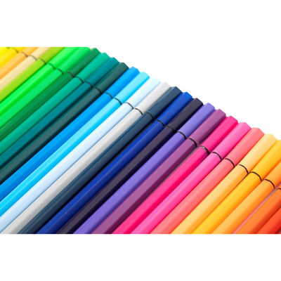 60 Colors Felt Tip Pens, Medium Point Felt Pens, Assorted Colors