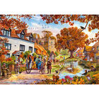 Autumn Village 1000 Piece Jigsaw Puzzle image number 2