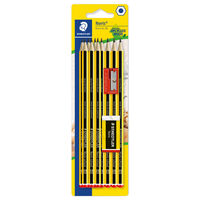 Staedtler Noris 10 Pencils, Eraser and Sharpener