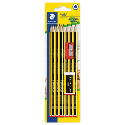 Staedtler Noris 10 Pencils, Eraser and Sharpener image number 1