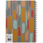 B5 Wiro Muted Abstract Notebook image number 3