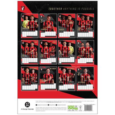 A3 Official Bournemouth FC 2023 Calendar image number 3