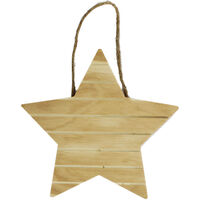 Wooden Hanging Star