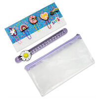 Scribb It Pencil Case with Paperclips: Lilac