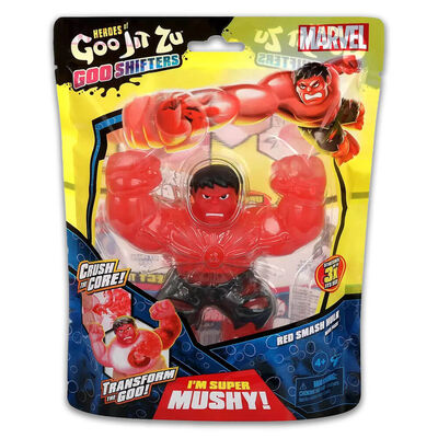 Heroes Of Goo Jit Zu Squishy Figure: Red Hulk image number 1