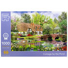 Cottage by the Pond 1000 Piece Jigsaw Puzzle image number 1