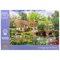 Cottage by the Pond 1000 Piece Jigsaw Puzzle