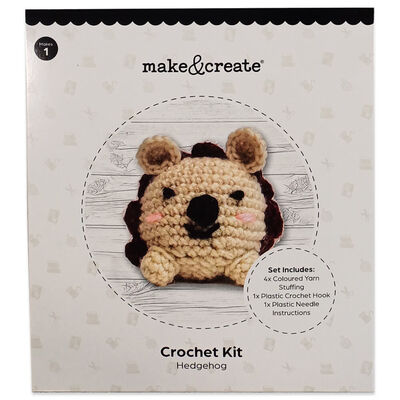 Crochet Craft Kit: Hedgehog image number 1