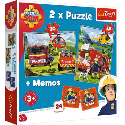 Trefl · Fireman Sam: Trefl - 15 Frame Puzzle - Fireman Sam'S Day (Toys)