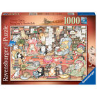 Crazy Cats…Bingley’s Bookclub 1000 Piece Jigsaw Puzzle image number 1