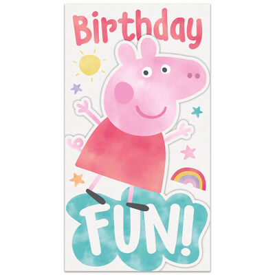 Peppa Pig Birthday Card image number 1