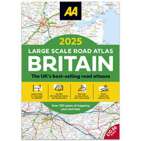 AA 2025 Large Scale Road Atlas Britain