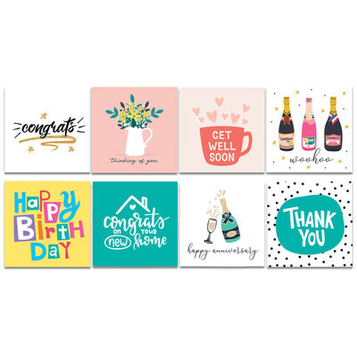 Assorted Celebration Cards: Pack of 8 image number 2