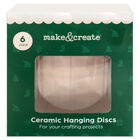 Ceramic Hanging Discs: Pack of 6 image number 1