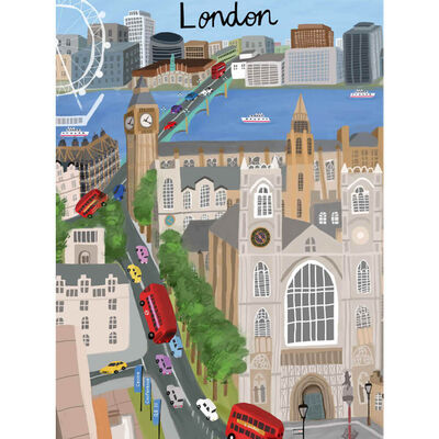 Modern London 500 Piece Jigsaw Puzzle image number 2