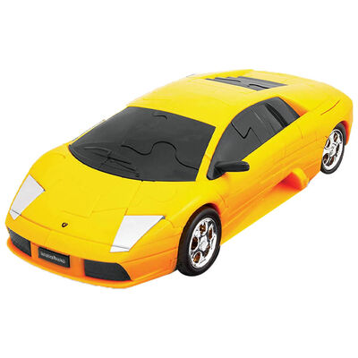 Puzzle Fun 3D 1:32 Lamborghini Murcielago - Solid Yellow - 64