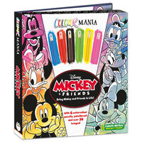 Disney Mickey and Friends Colouring Book and Pencil Set