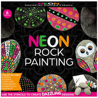 Neon Rock Painting Set