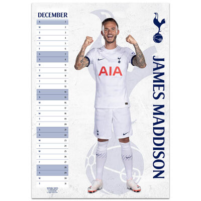 2024 A3 Tottenham FC Calendar image number 2