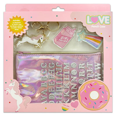 Scribb It Unicorn Personalised Pencil Case Set image number 1