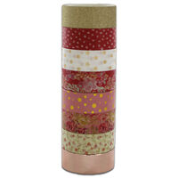 Washi Tape Tube: Pack of 8