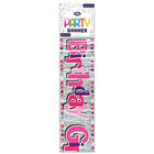 Holographic Happy Birthday Banner: Pink image number 1