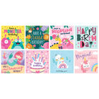 Assorted Pink Happy Birthday Cards: Pack of 8 image number 2