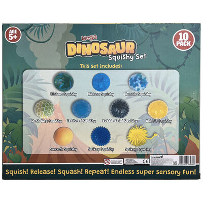 Mega Dinosaur Squishy Set: Pack of 10 image number 3