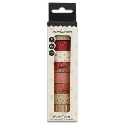 Washi Tape Tube: Pack of 8 image number 1