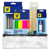 The Works Essentials Pencil Case Bundle