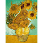 Vincent van Gogh Sunflowers Art 1000 Piece Jigsaw Puzzle image number 2