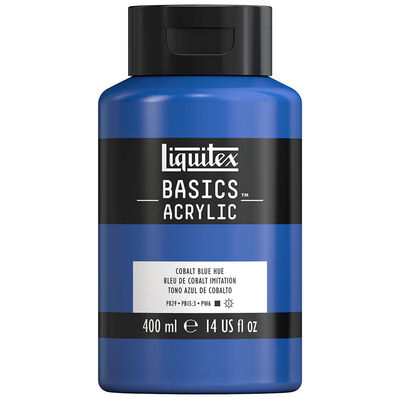 Liquitex Basics Acrylic Paint 400ml: Cobalt Blue Hue image number 1