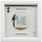 White Deep Box Frame: 15cm x 15cm image number 1