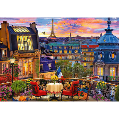 Parisian Rooftop 1000 Piece Jigsaw Puzzle image number 2