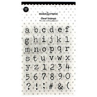 Clear Crafting Stamps: Pack of 42