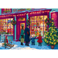 Toy Shop Window at Christmas 1000 Piece Jigsaw Puzzle