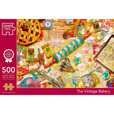 The Vintage Bakery 500 Piece Jigsaw Puzzle image number 1