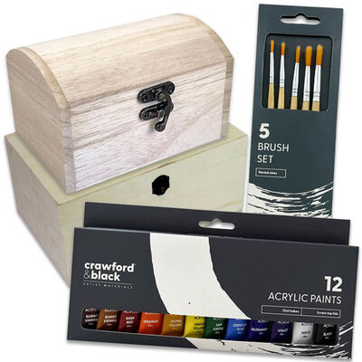 Wood Painting Set Bundle image number 1