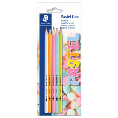 Staedtler Pastel HB Pencils: Pack of 5 image number 1